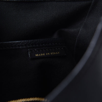 Burberry Grainy Calfskin House Check Small Canterbury Black 7 of 9