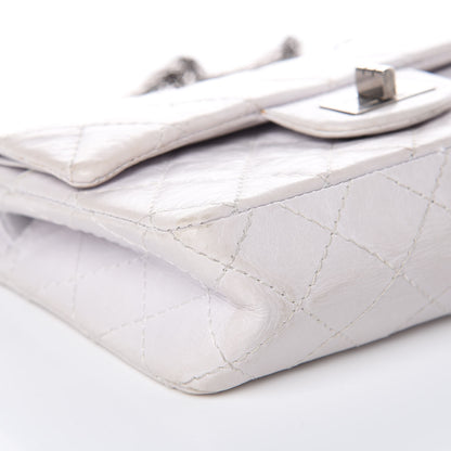 Chanel Aged Calfskin 50th Anniversary 2.55 Reissue 224 Flap White 8 of 18