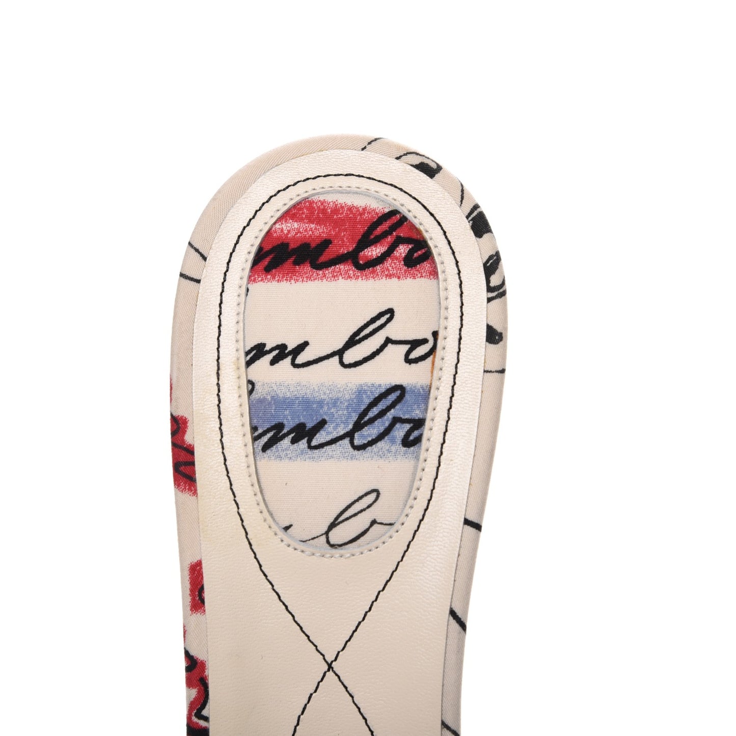 Toile Printed CC Mules 39.5 Off White