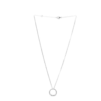Cartier 18K White Gold Diamond Entrelaces Necklace 3 of 6