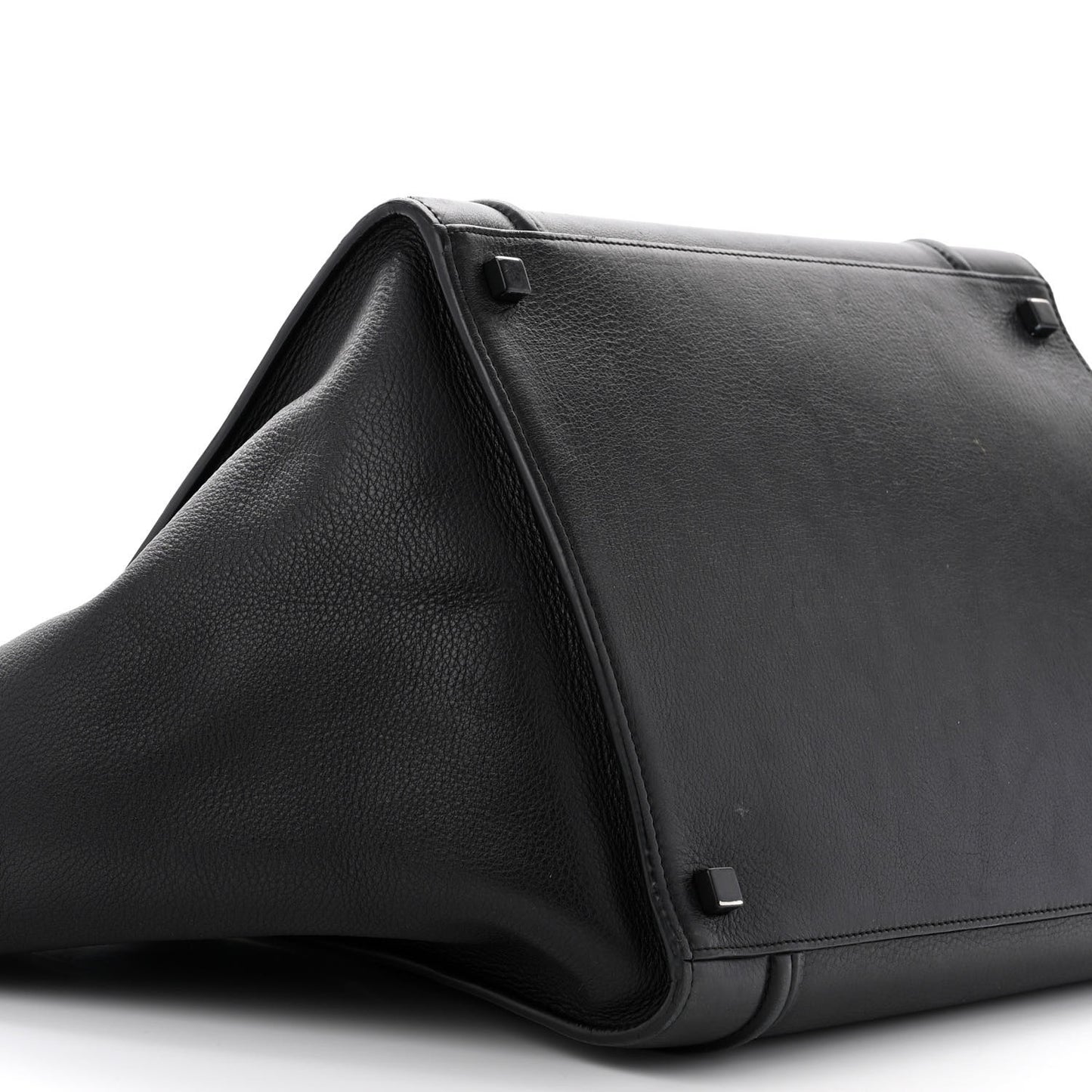Supple Calfskin Medium Phantom Luggage Black