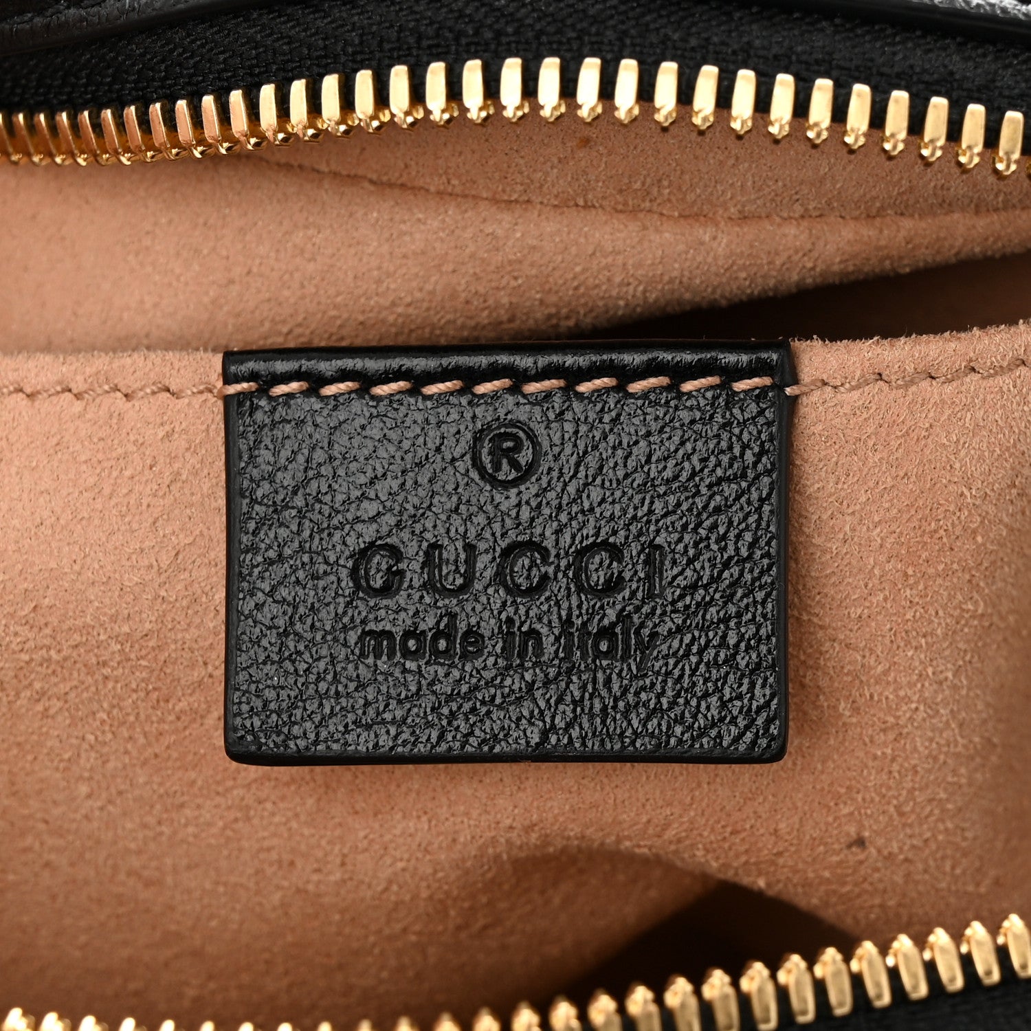 Gucci Monogram Matelasse Diagonal Small GG Marmont Chain Shoulder Bag Beige Black 6 of 13