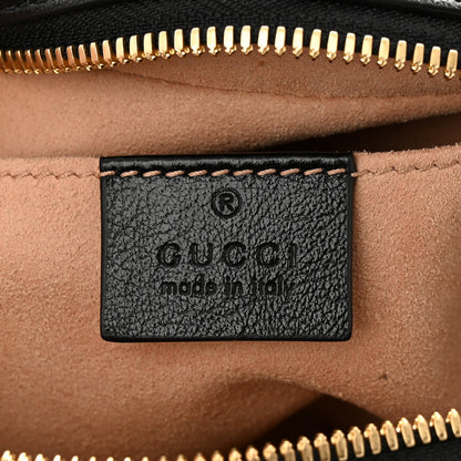 Gucci Monogram Matelasse Diagonal Small GG Marmont Chain Shoulder Bag Beige Black 6 of 13