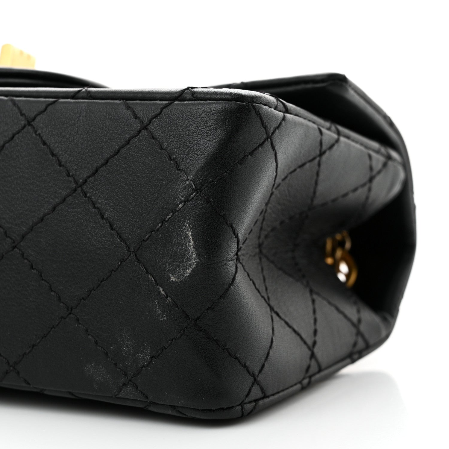 Chanel Calfskin Quilted 2.55 Reissue Mini Flap Black 10 of 11
