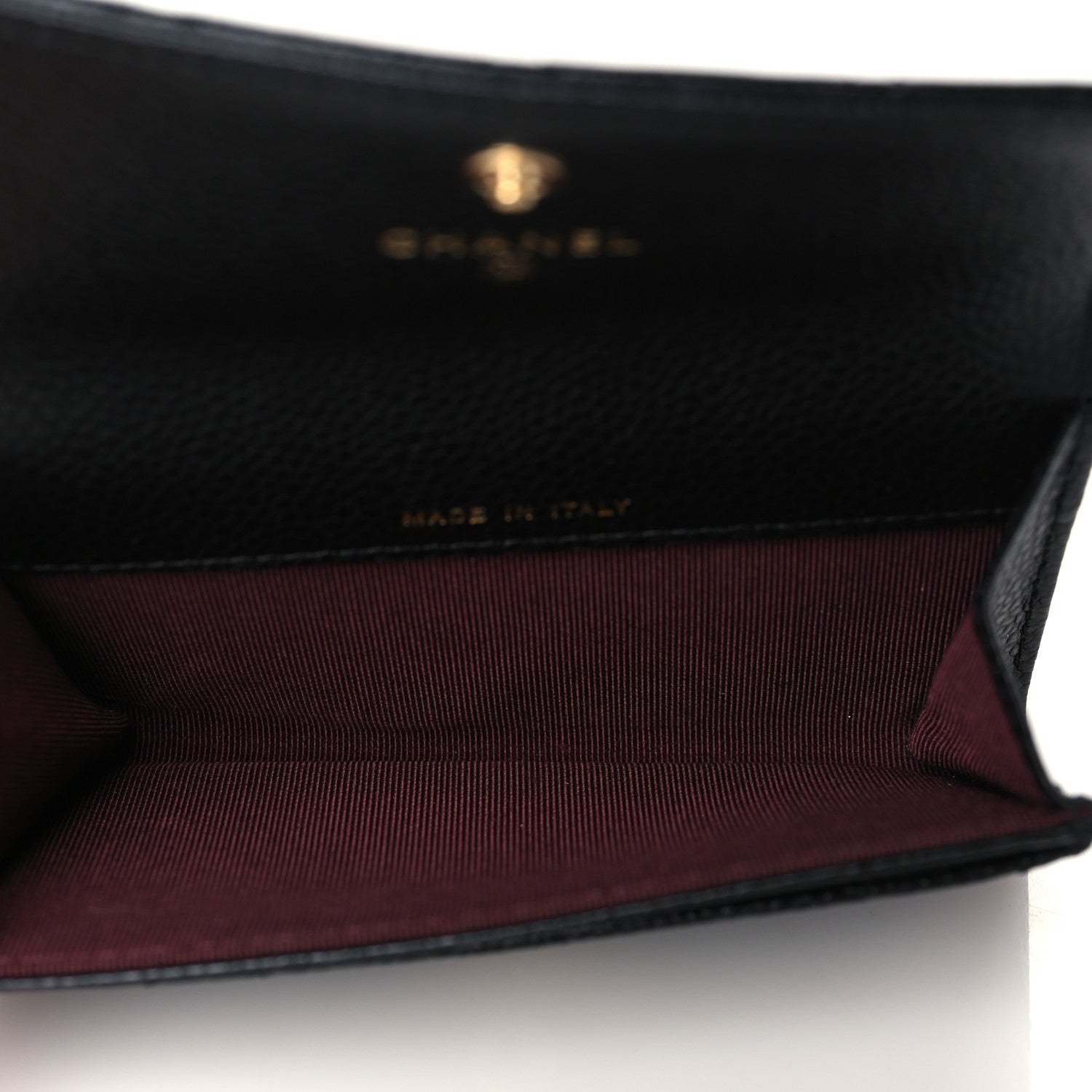 Chanel Caviar Quilted Flap Card Holder Black 5 of 10