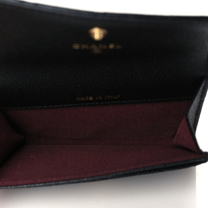 Chanel Caviar Quilted Flap Card Holder Black 5 of 10
