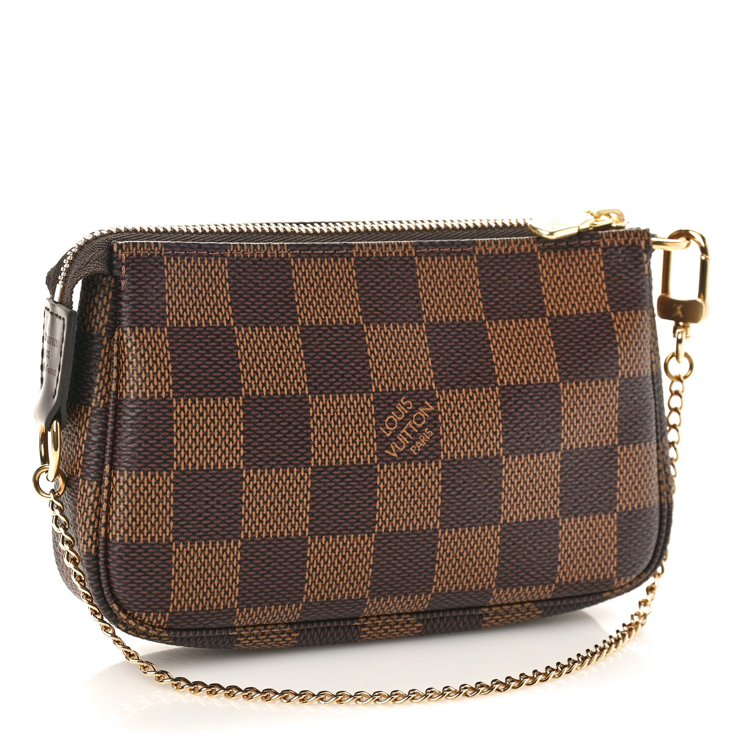 Louis Vuitton Damier Ebene Mini Pochette Accessories 2 of 8