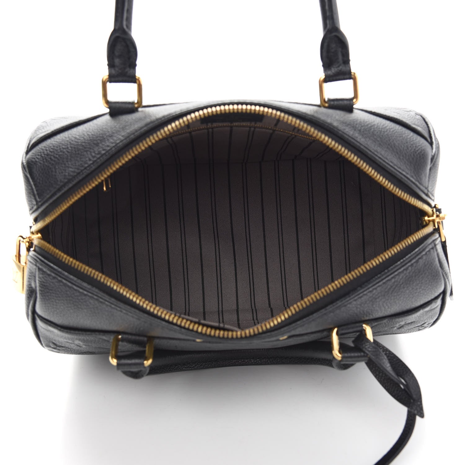 Louis Vuitton Empreinte Speedy Bandouliere 25 NM Black 5 of 8