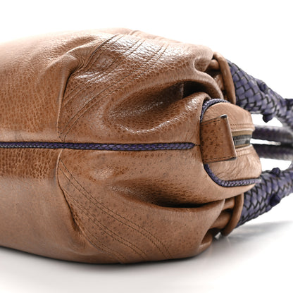 Fendi Vitello Bugatti Spy Bowler Acacia Blue 9 of 10
