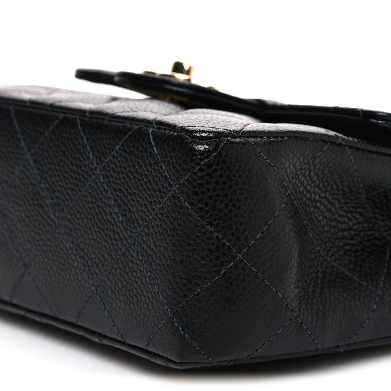 Chanel Caviar Quilted Mini Square Flap Black 9 of 9