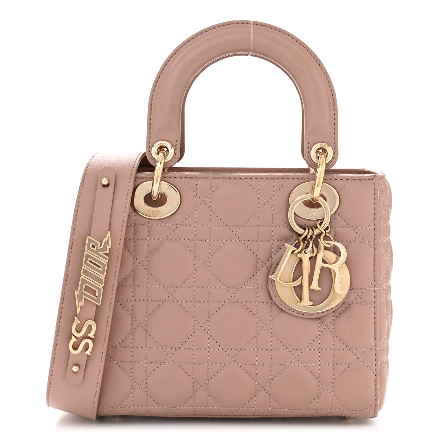 Christian Dior Lambskin Cannage Small My ABCDior Lady Dior Blush 1 of 13