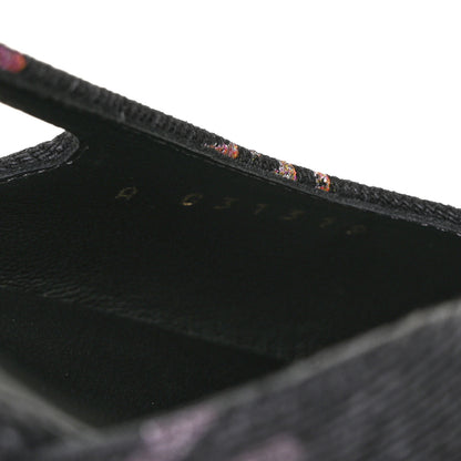 Chanel Denim Cap Toe Denim Mood Slingback Flats 39 Black Multicolor 8 of 8