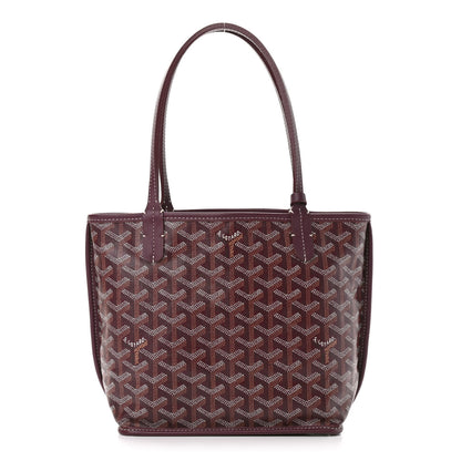 Goyard Goyardine Reversible Mini Anjou Burgundy 3 of 9