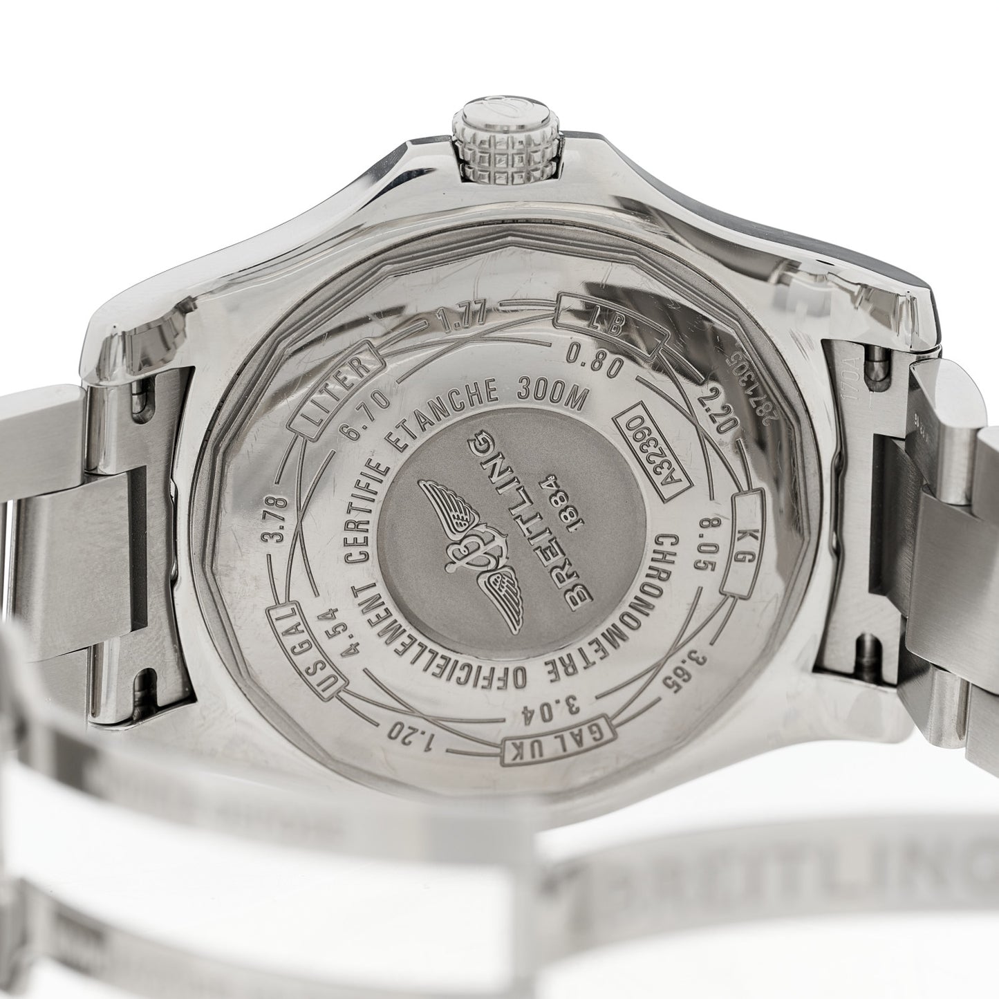 Stainless Steel Blue Mother of Pearl 43mm Avenger II GMT Automatic Watch A32390