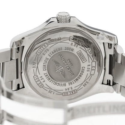 Breitling Stainless Steel Blue Mother of Pearl 43mm Avenger II GMT Automatic Watch A32390 4 of 5
