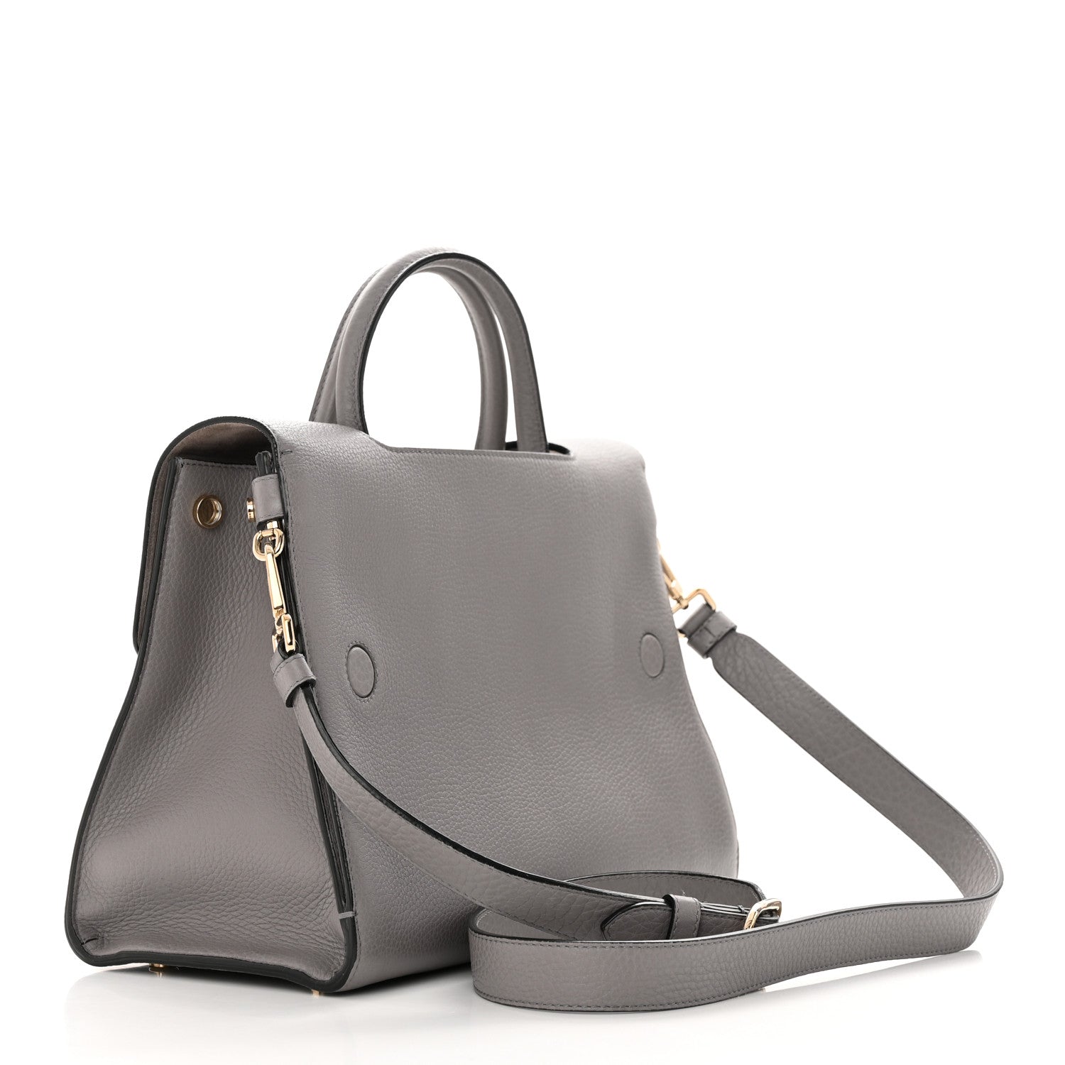 Christian Dior Bullcalf Medium Diorever Flap Meteorite Grey 3 of 13