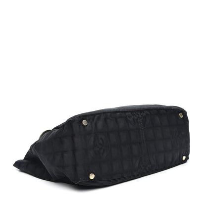 Chanel Nylon Large Travel Tote Black 3 of 12
