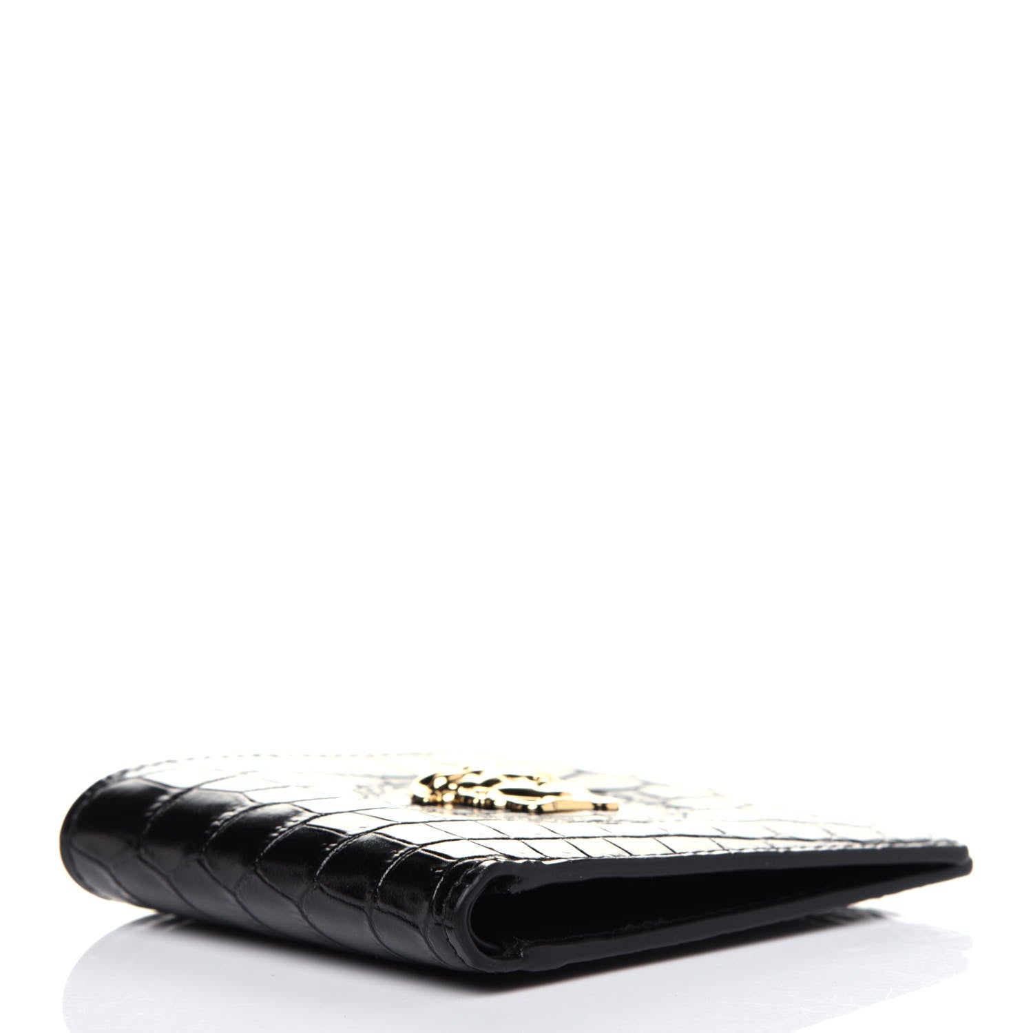Versace Nappa Logo Bi-Fold Wallet Black 4 of 12
