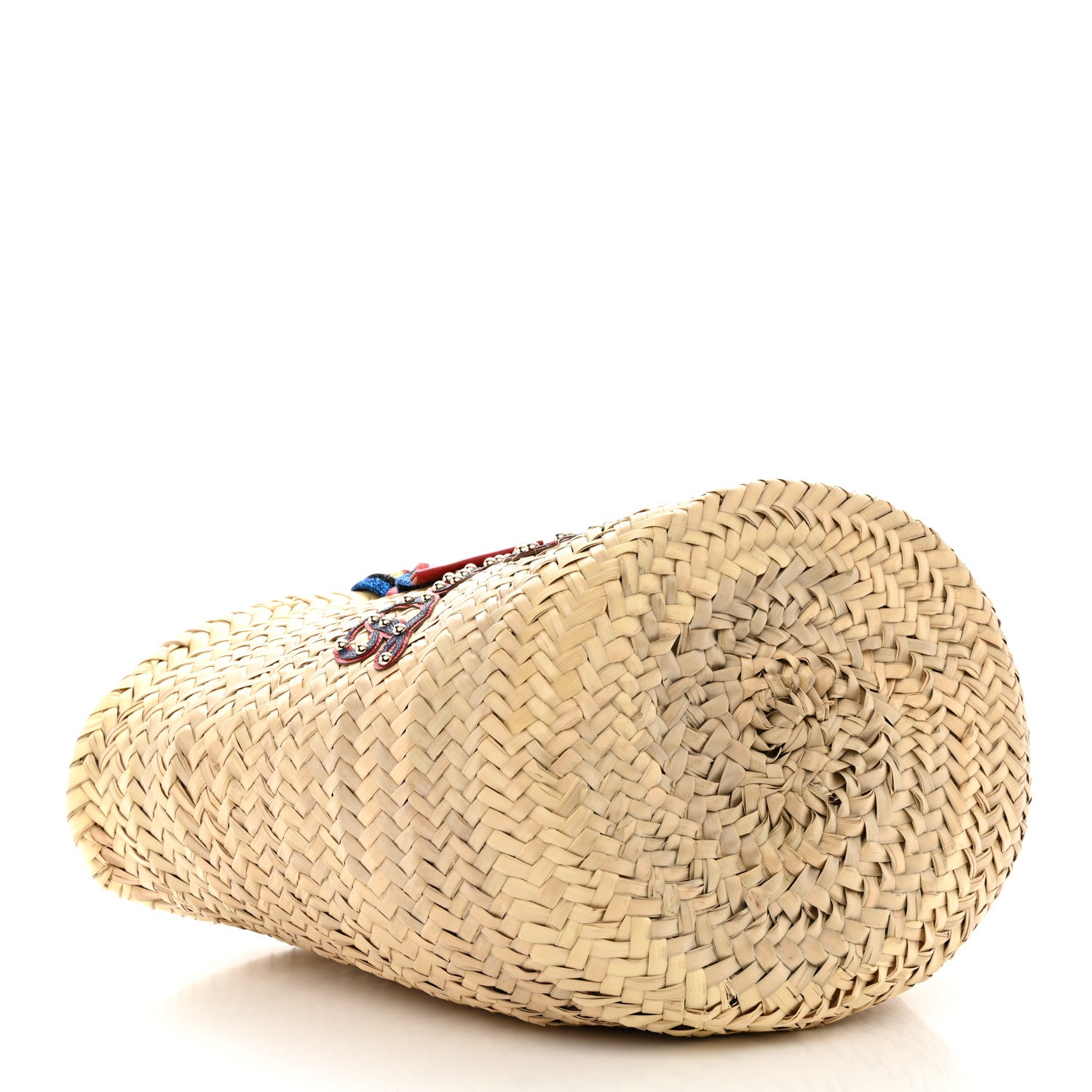 Dolce & Gabbana DOLCE &amp; GABBANA Woven Raffia Kendra Logo Tote Multicolor 4 of 11