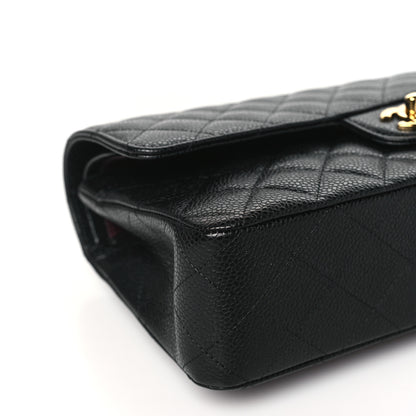 Chanel Caviar Quilted Medium Double Flap Black 9 of 11
