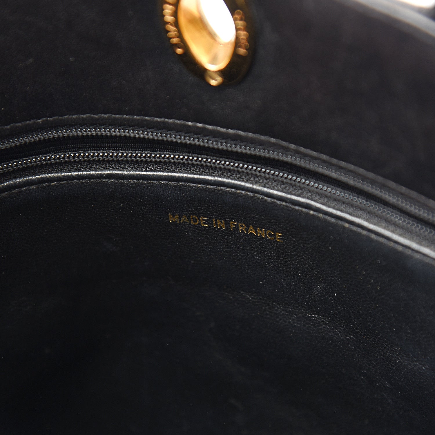 Chanel Lambskin Quilted CC Shoulder Bag Black 6 of 10