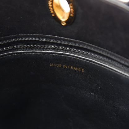 Chanel Lambskin Quilted CC Shoulder Bag Black 6 of 10