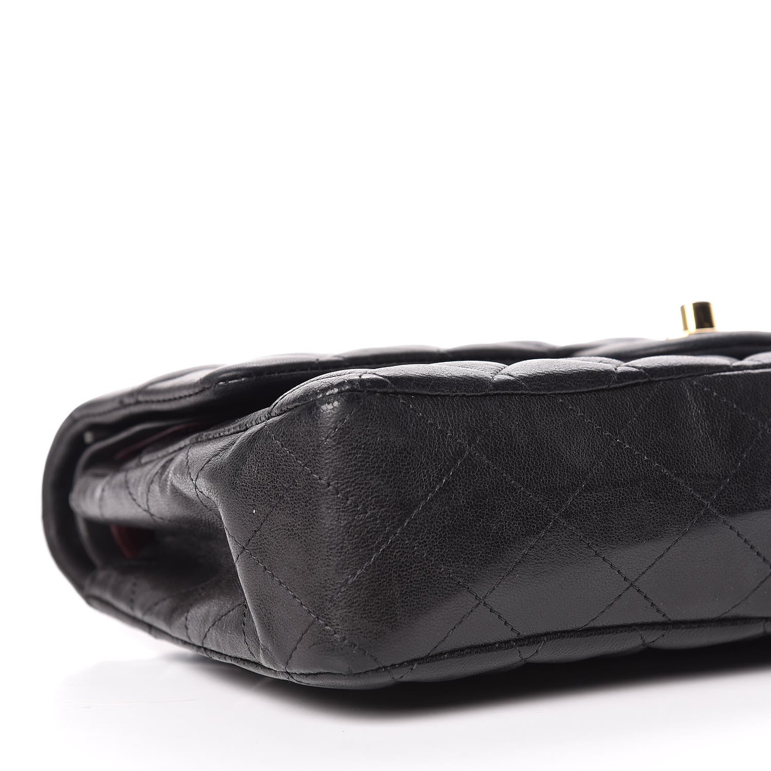 Chanel Lambskin Quilted Medium Double Flap Black 6 of 17