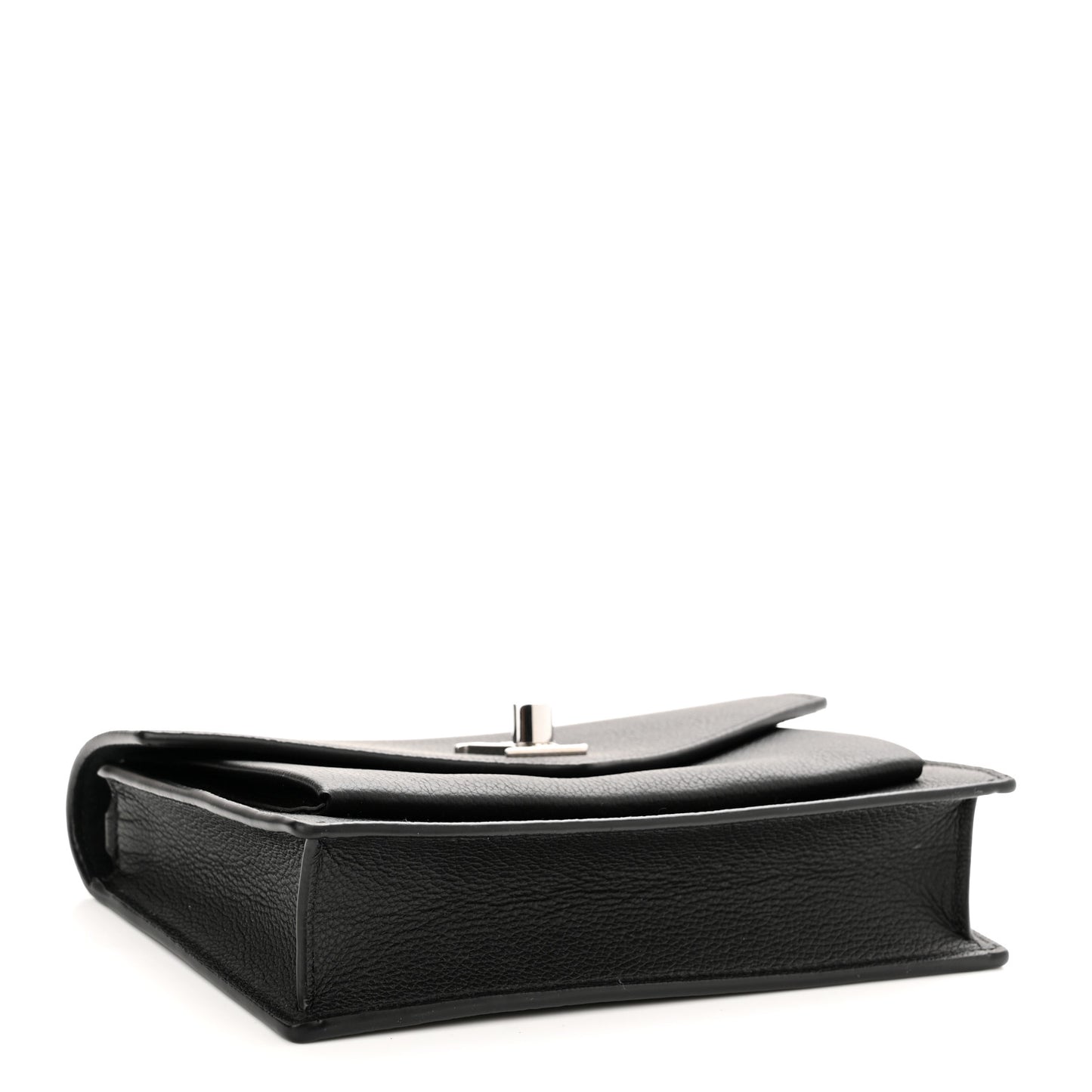 Soft Calfskin My Lockme Chain Pochette Black