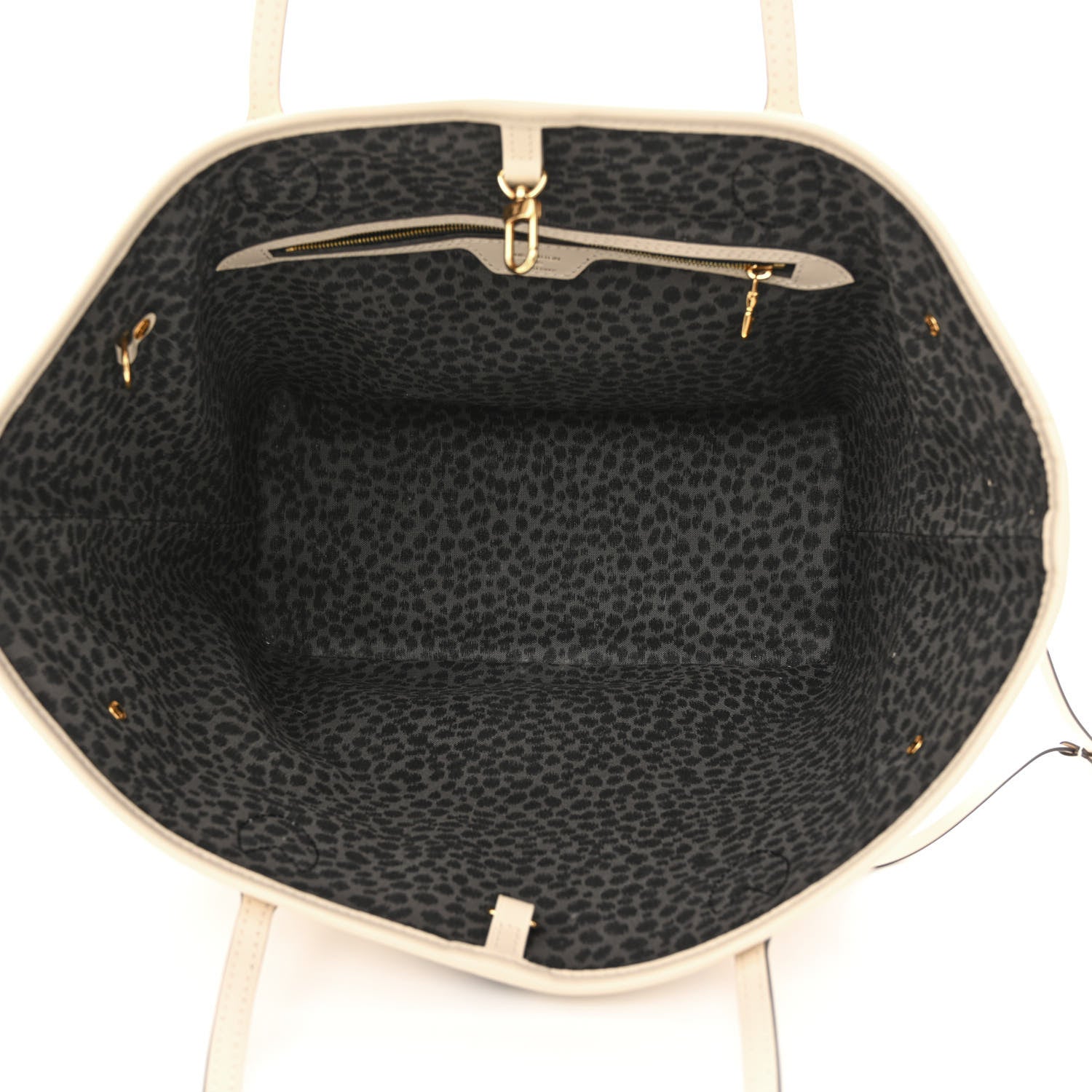 Louis Vuitton Monogram Giant Wild at Heart Neverfull MM Creme 5 of 10