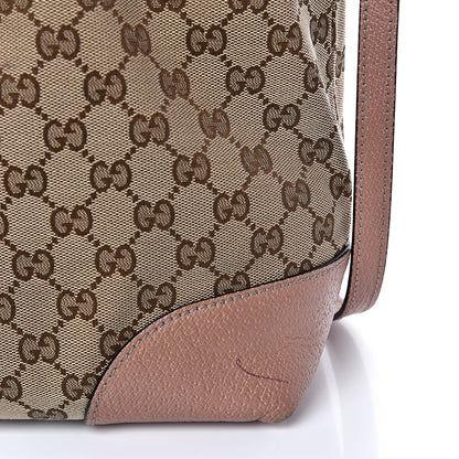 Gucci Monogram Medium Bree Foldover Tote Beige Soft Pink 17 of 17