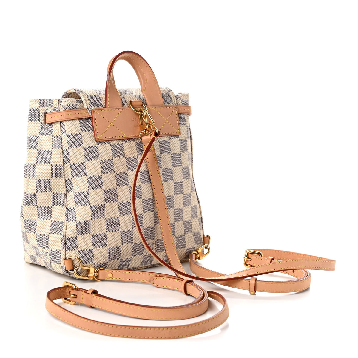Louis Vuitton Damier Azur Sperone BB Backpack 2 of 8