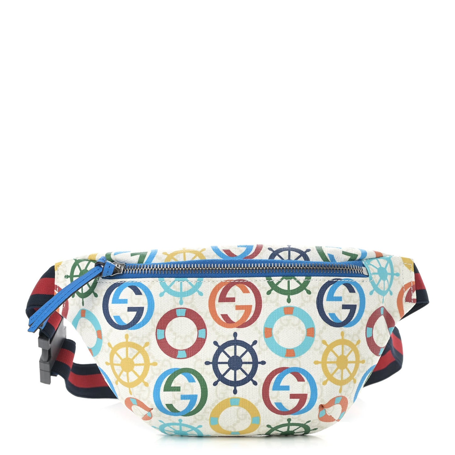 Soft GG Supreme Monogram Real Adventure Childrens Belt Bag Multicolor