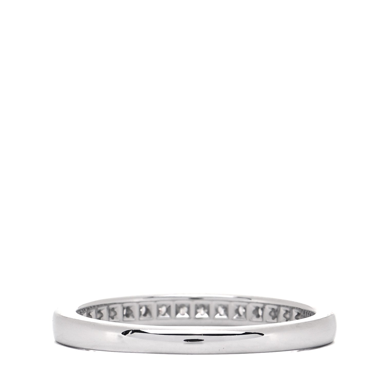 Tiffany Platinum Diamond Half Circle Wedding Band Ring 49 5 3 of 5