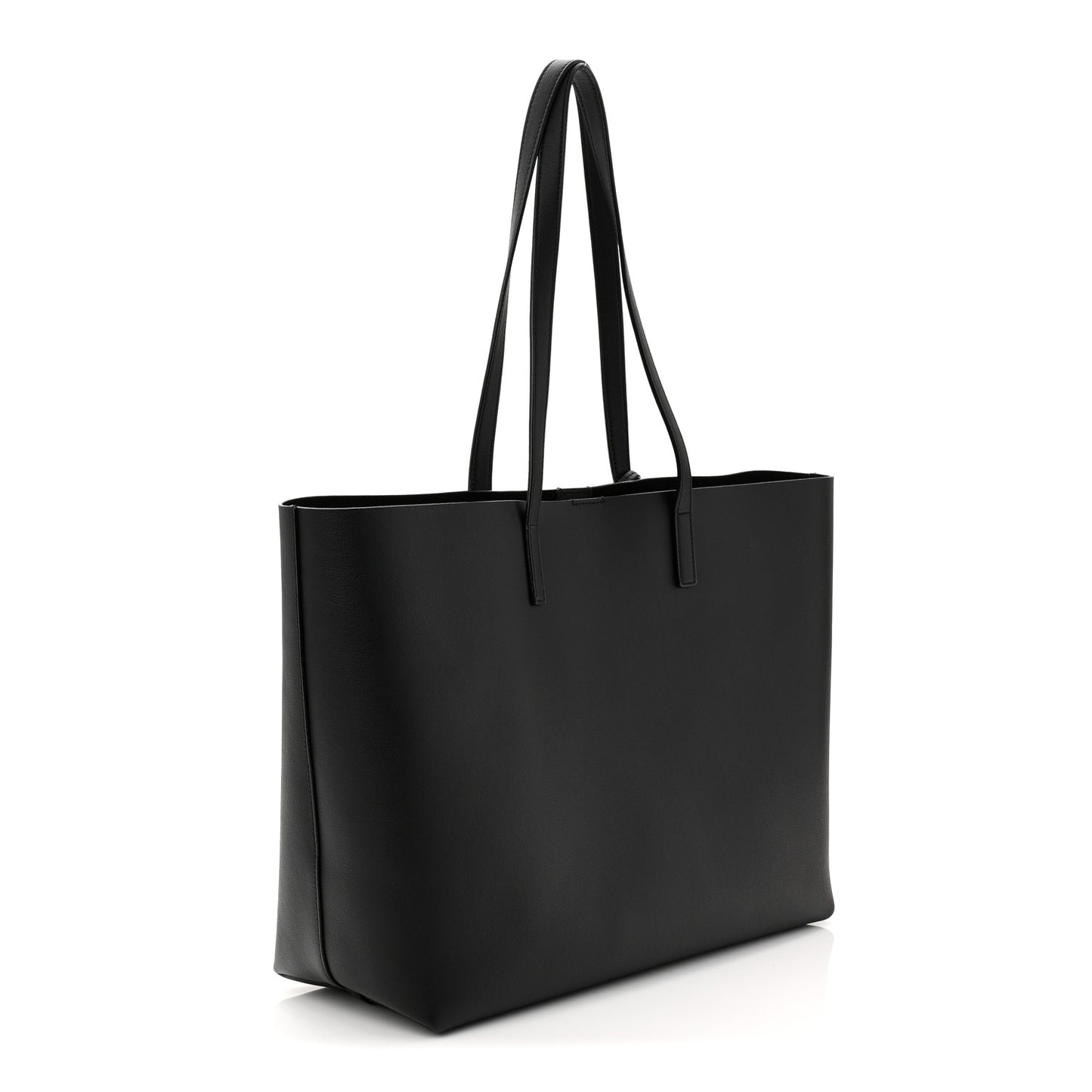 Calfskin Large Shopping Tote Black