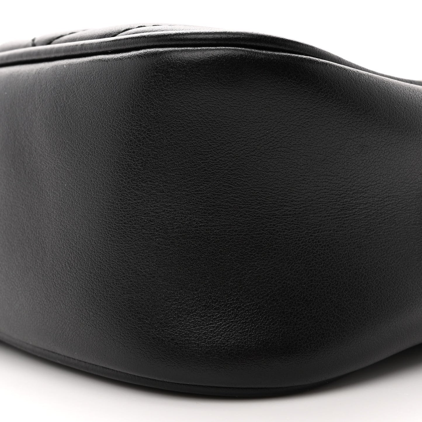 Calfskin Matelasse Small GG Marmont Chain Shoulder Bag Black