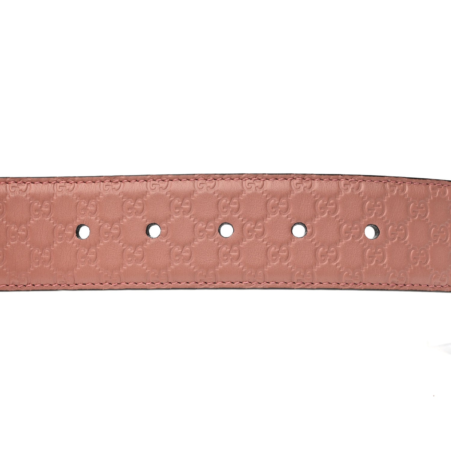 Gucci Soft Microguccissima Margaux Calfskin Belt 90 36 Soft Pink 4 of 5