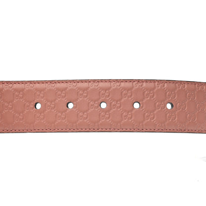 Gucci Soft Microguccissima Margaux Calfskin Belt 90 36 Soft Pink 4 of 5