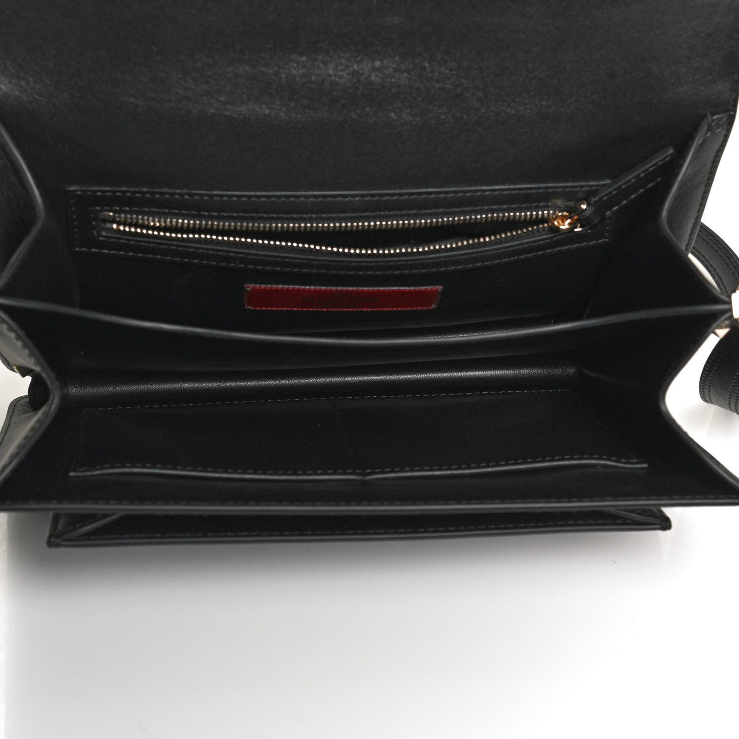 Valentino Garavani Vitello Medium Rockstud Cabana Top Handle Satchel Black 5 of 10
