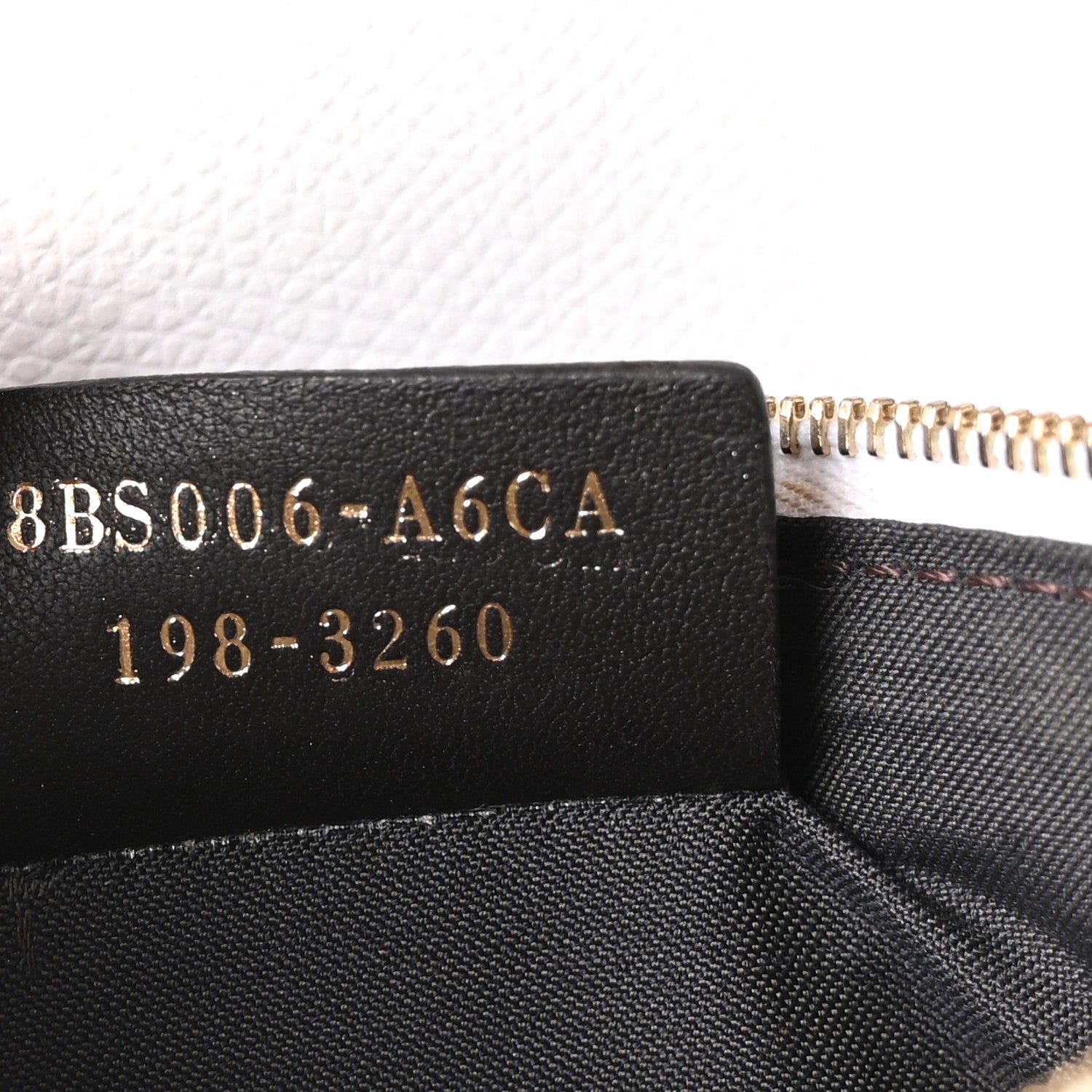 Fendi Vitello Cruise F is Fendi Bi-Color FF 1974 Embossed Medium Envelope Wallet On Chain Maya Black White 7 of 10