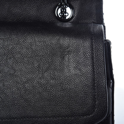 Chanel Crumpled Calfskin Quilted 2.55 Reissue 227 Flap So Black 14 of 15