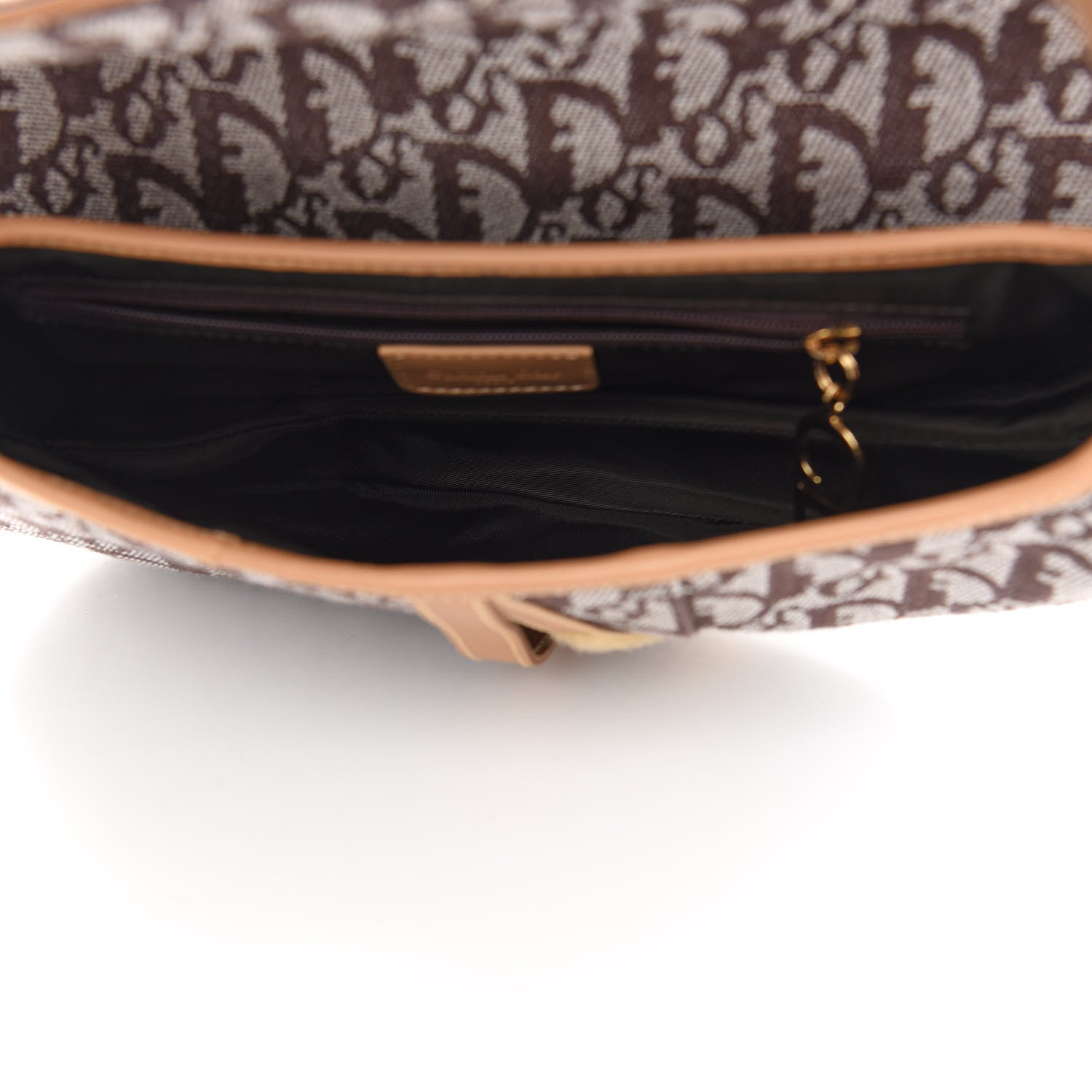 Christian Dior Monogram Saddle Bag Brown 5 of 10