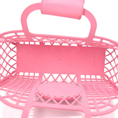 Fendi Recycled Plastic Vitello Liberty Matte Small Fendi Basket Rosa 9 of 16