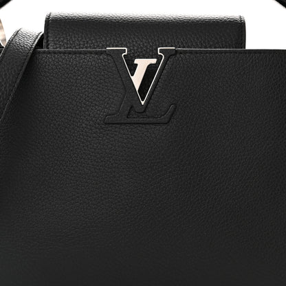 Louis Vuitton Taurillon Capucines PM Black 7 of 10