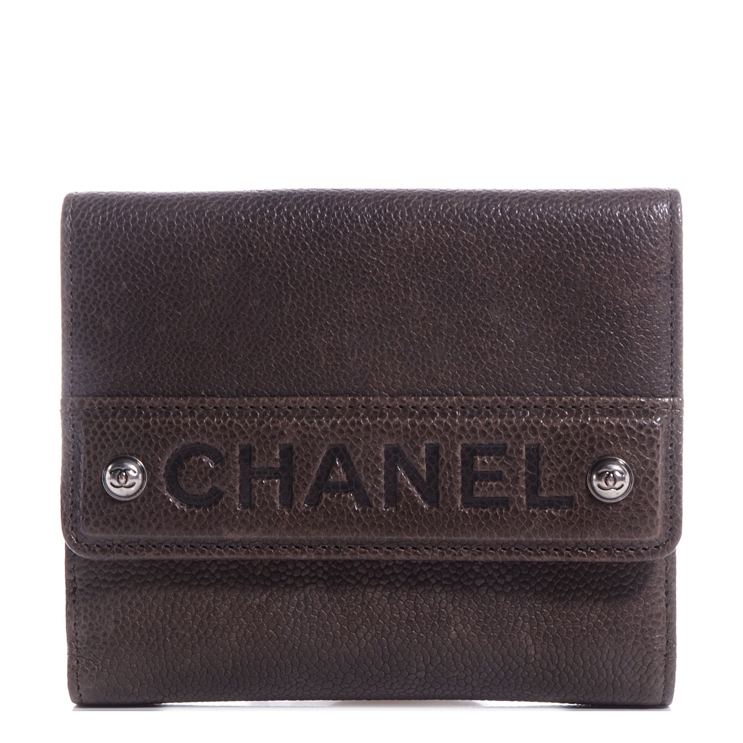 Caviar Outdoor Ligne French Wallet Brown