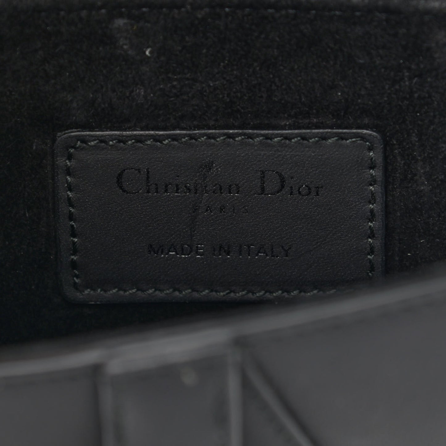 Ultra Matte Calfskin Mini Saddle Bag Black