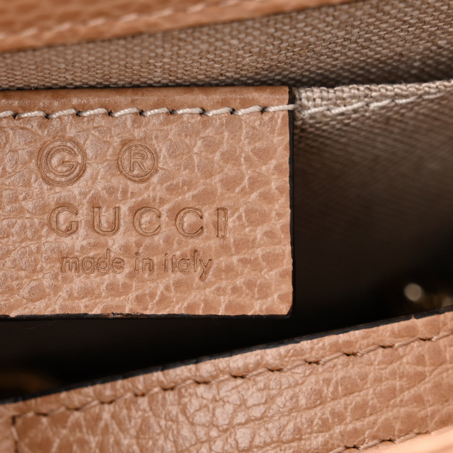 Gucci Dollar Calfskin Small Interlocking G Shoulder Bag Camelia 6 of 10