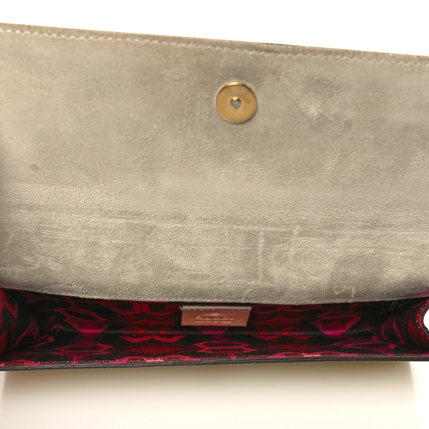 Gucci Patent Romy Clutch Off White 5 of 12
