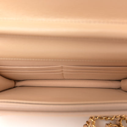 Chanel Caviar Quilted Wallet On Chain WOC Beige 5 of 12