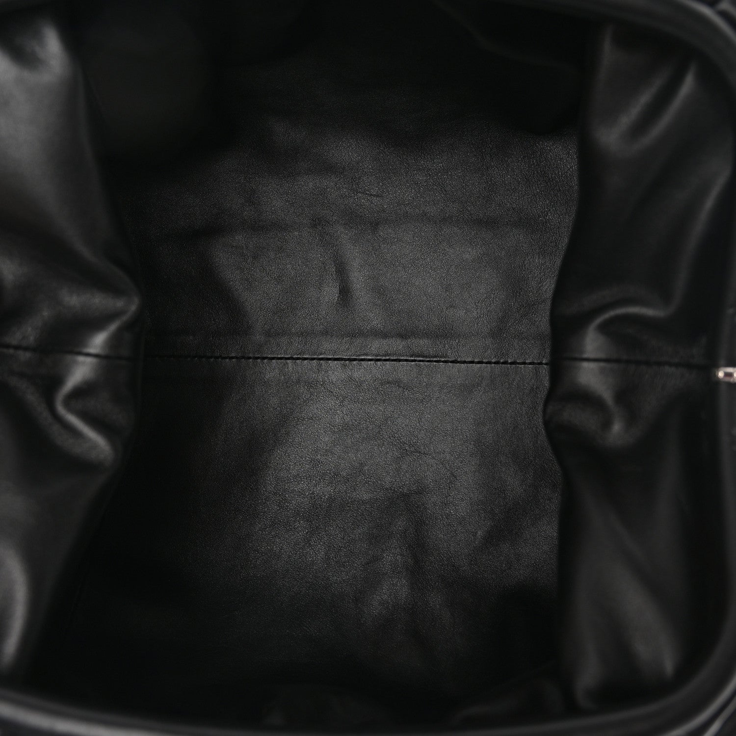 Bottega Veneta Smooth Butter Calf The Pouch Oversized Clutch Black 5 of 7