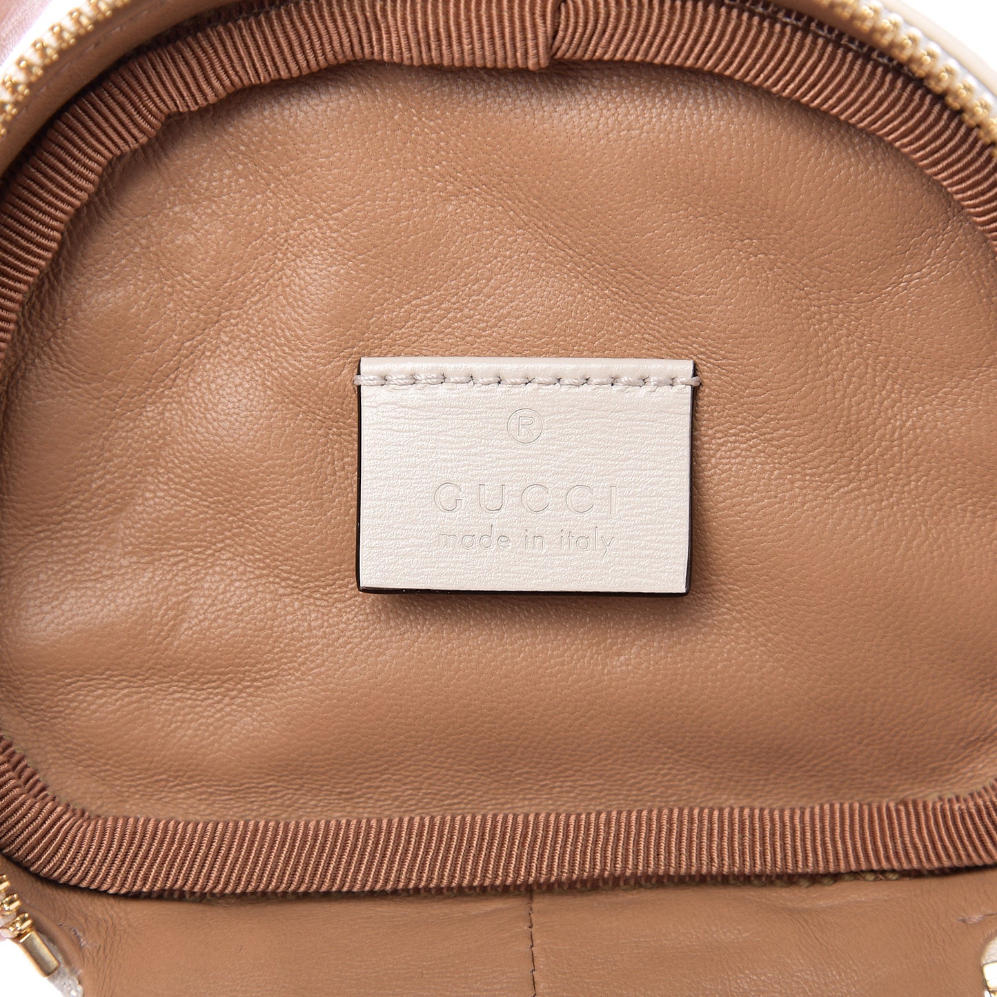 Calfskin Trapuntata Zumi Belt Bag Off White